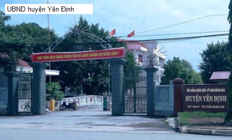 UBND huyện Yên Định