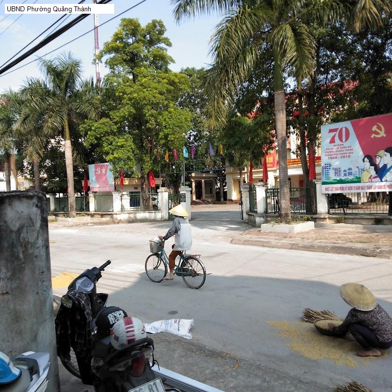 UBND Phường Quảng Thành