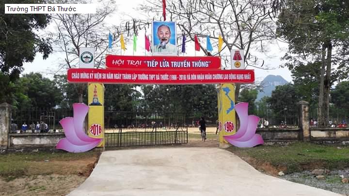 Trường THPT Bá Thước