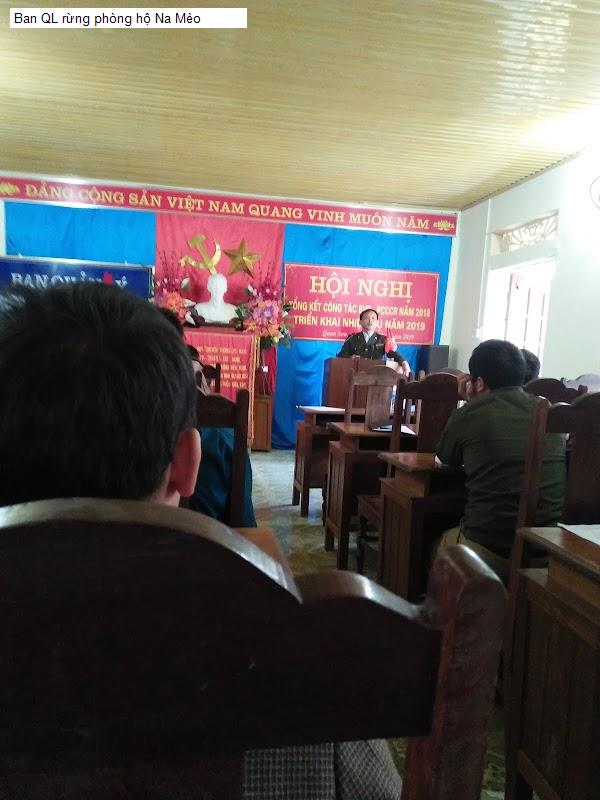 Ban QL rừng phòng hộ Na Mèo