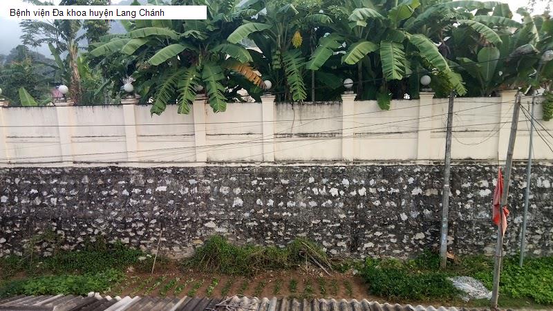 Bệnh viện Đa khoa huyện Lang Chánh