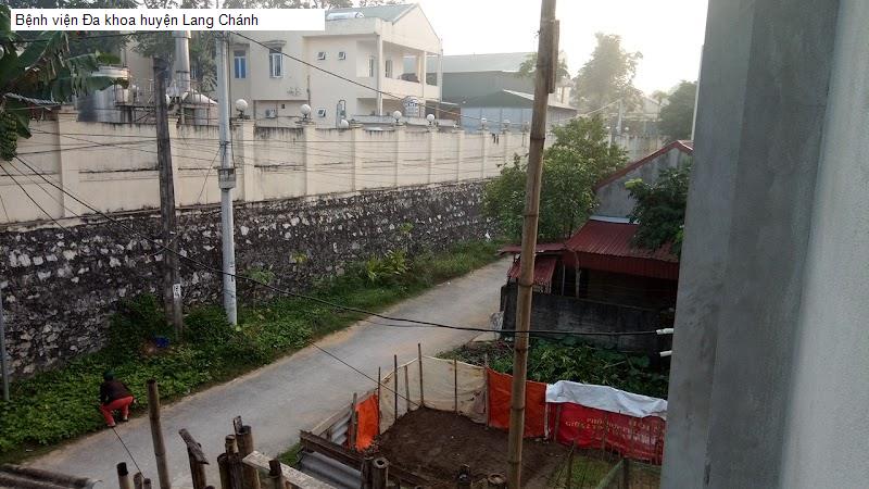 Bệnh viện Đa khoa huyện Lang Chánh