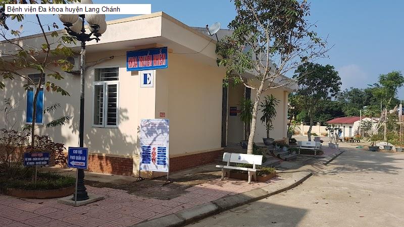 Bệnh viện Đa khoa huyện Lang Chánh