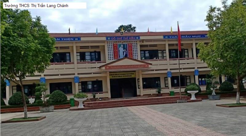 Trường THCS Thị Trấn Lang Chánh