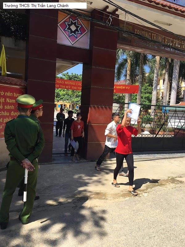 Trường THCS Thị Trấn Lang Chánh