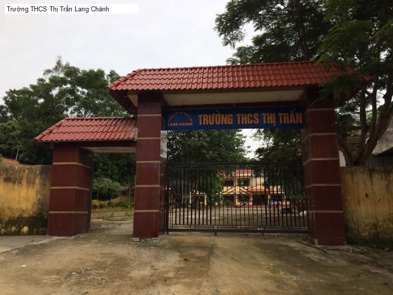 Trường THCS Thị Trấn Lang Chánh