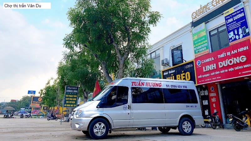 Chợ thị trấn Vân Du