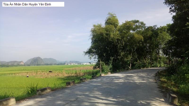 Tòa Án Nhân Dân Huyện Yên Định