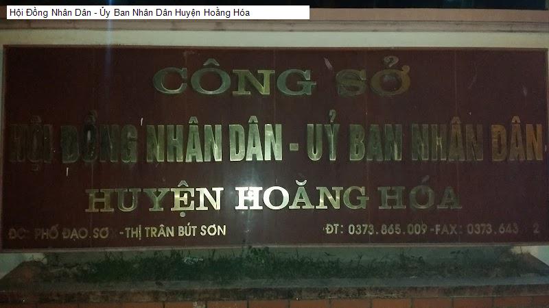 Hội Đồng Nhân Dân - Ủy Ban Nhân Dân Huyện Hoằng Hóa