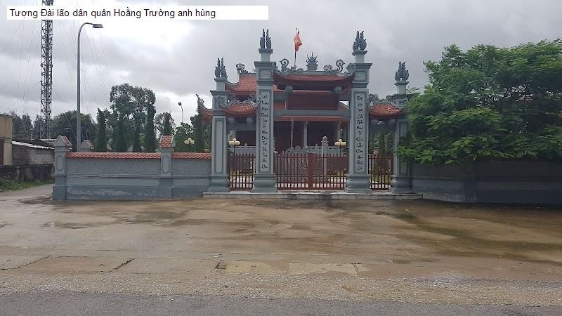 Tượng Đài lão dân quân Hoằng Trường anh hùng