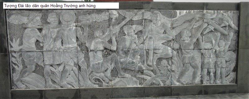 Tượng Đài lão dân quân Hoằng Trường anh hùng