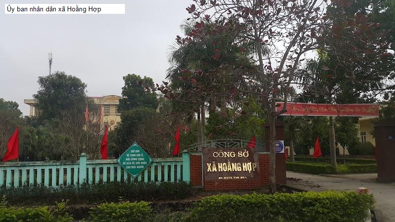 Ủy ban nhân dân xã Hoằng Hợp
