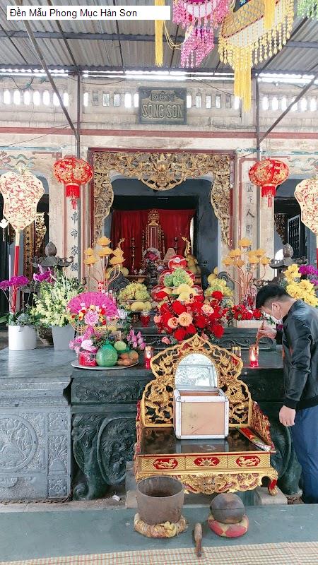 Đền Mẫu Phong Mục Hàn Sơn