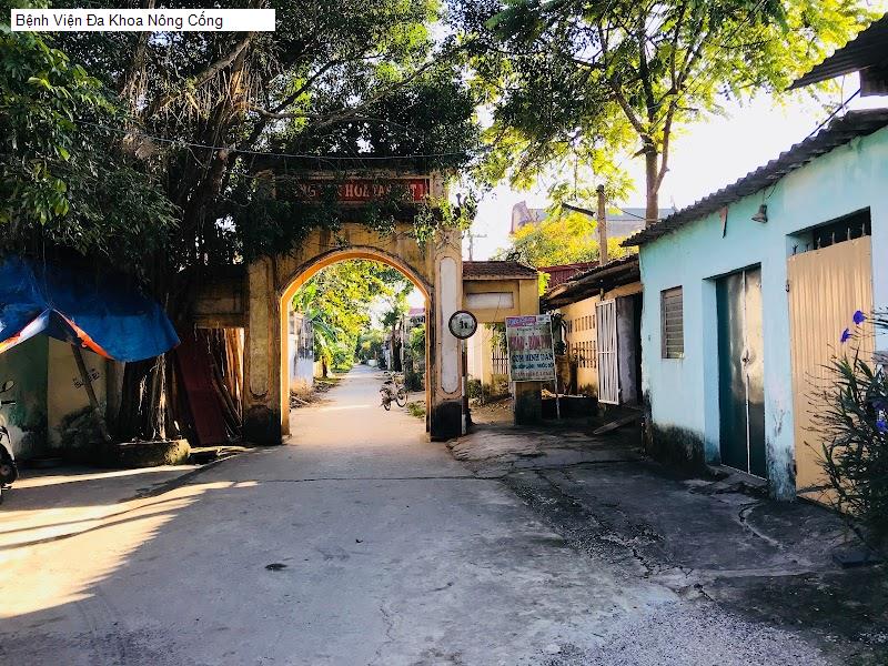 Bệnh Viện Đa Khoa Nông Cống