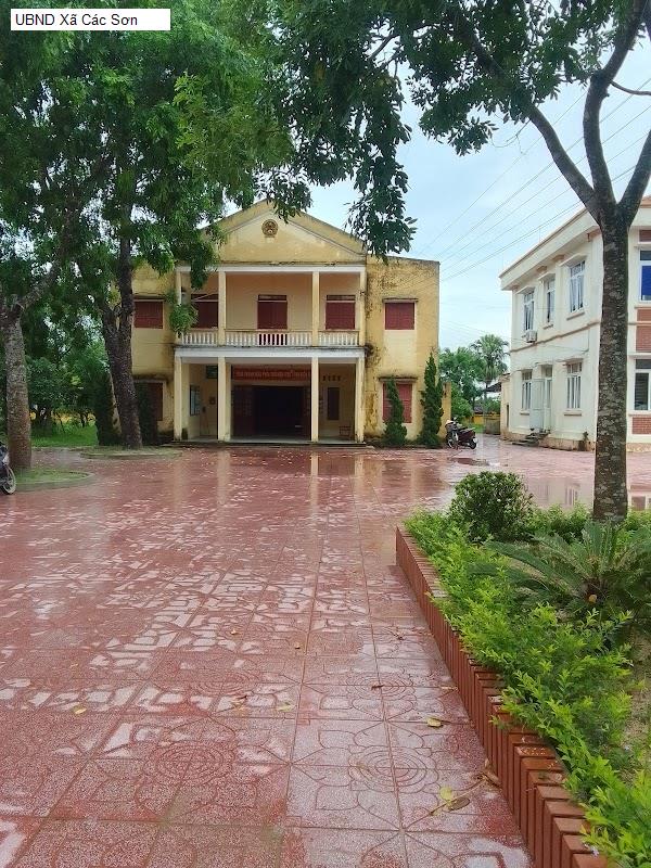 UBND Xã Các Sơn